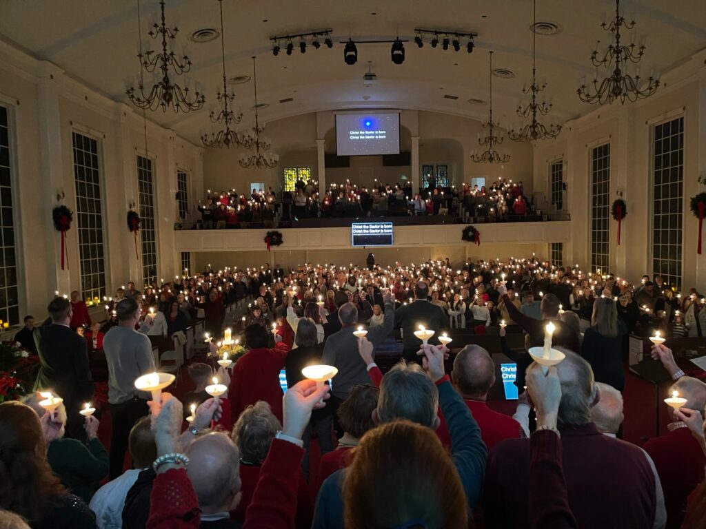 Christmas Eve candlelight service